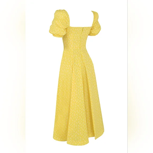 Yellow Floral ''Tallulah' House of CB- Medium - Picture 6 of 13